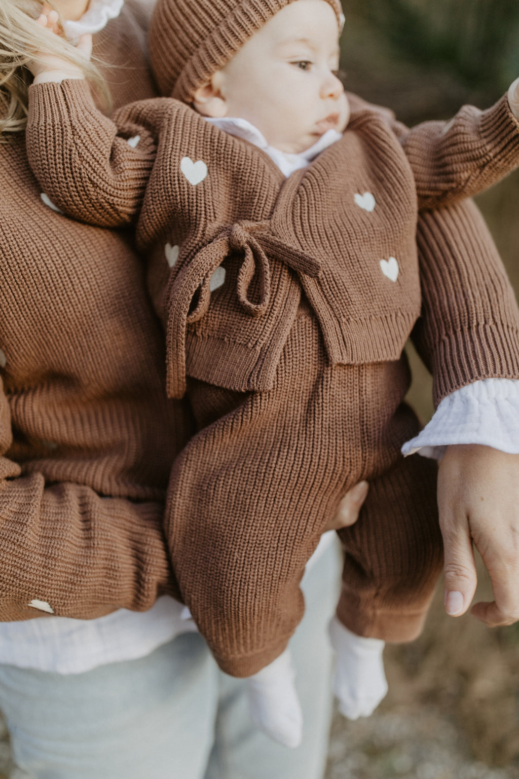 Baby Strickhose pecan Bild 4