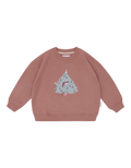Dackel Sweatshirt Christmas Tree Dog LIGHT BURGUNDY Bild 1
