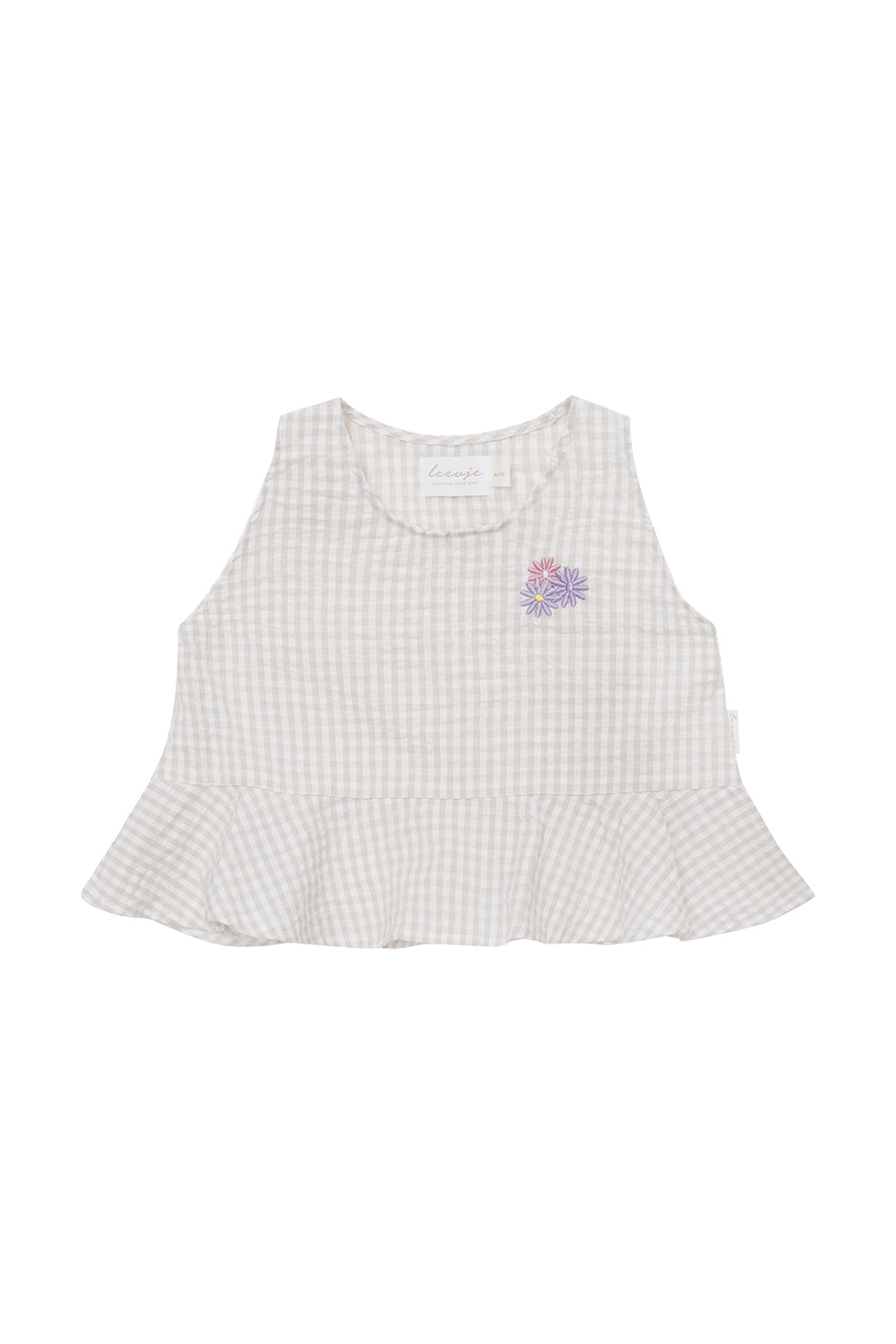 Frill Hem Flowers gingham Bild 1