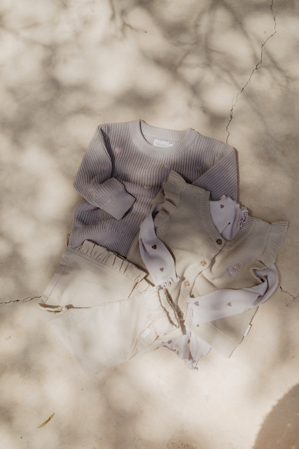 Hearts Longsleeve lavender Bild 3