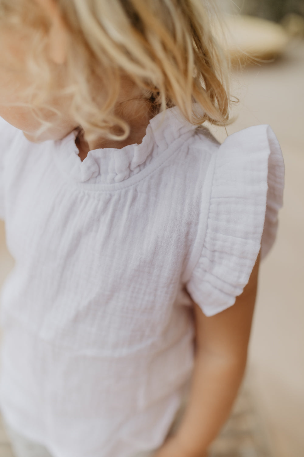 Musselin Top white Bild 3