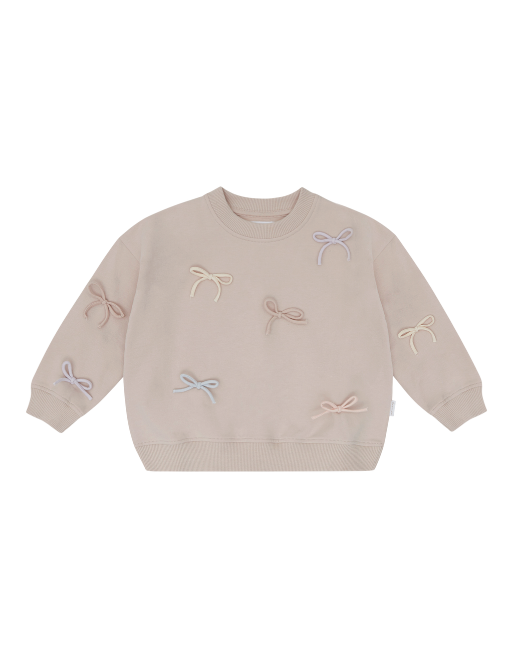 Schleifen Sweatshirt dusty rose Bild 1