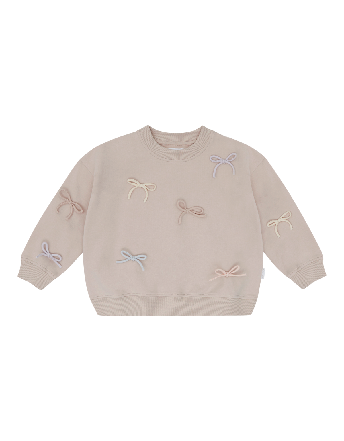Schleifen Sweatshirt dusty rose Bild 1