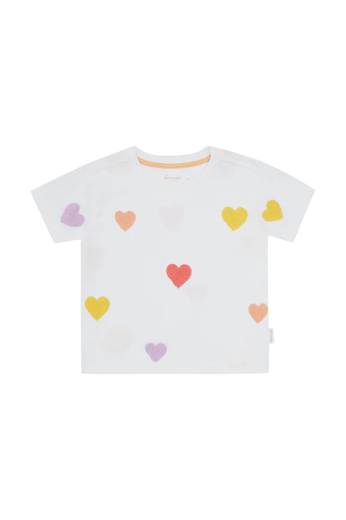 Terry Hearts T-Shirt white Bild 1