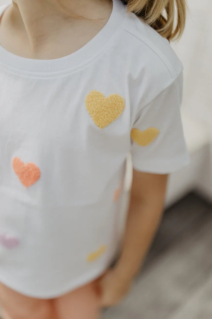 Terry Hearts T-Shirt white Bild 3