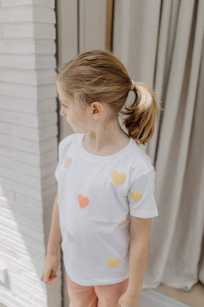 Terry Hearts T-Shirt white Bild 4