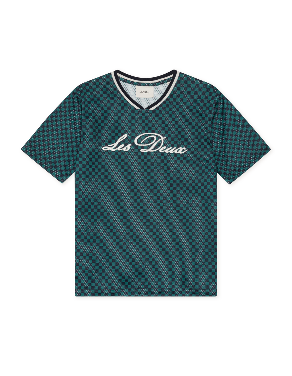 Check Aop T-Shirt MEDITERANE GREEN Bild 1
