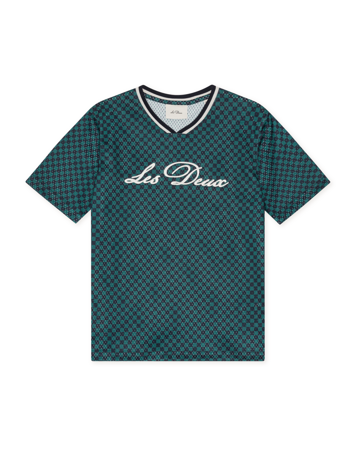 Check Aop T-Shirt MEDITERANE GREEN Bild 1