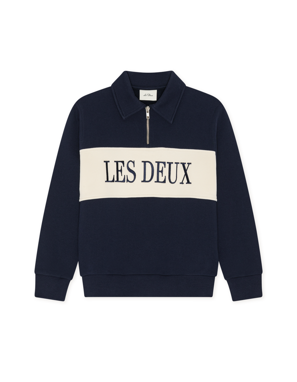 Zipper Rugby Sweatshirt DARK NAVY Bild 1