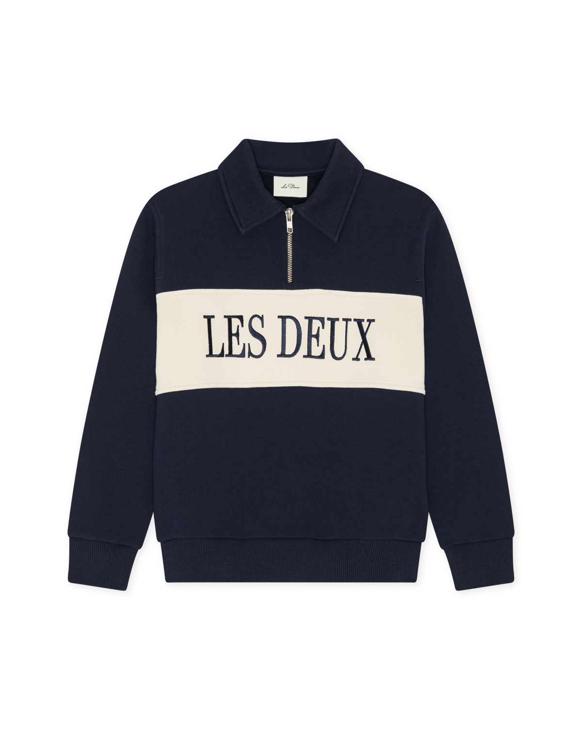 Zipper Rugby Sweatshirt DARK NAVY Bild 1