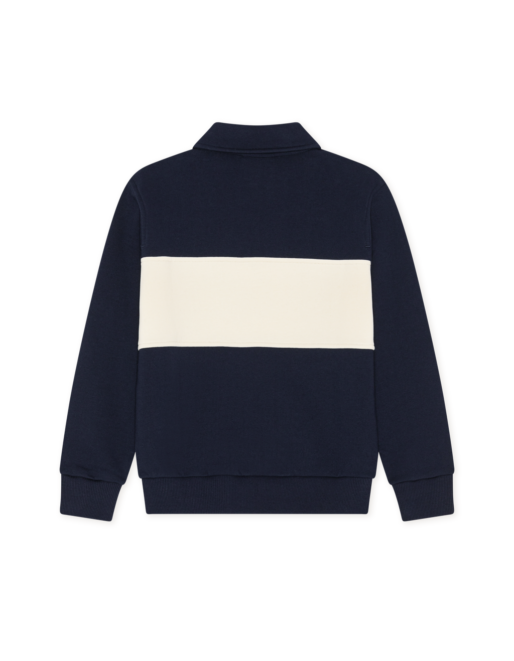 Zipper Rugby Sweatshirt DARK NAVY Bild 2