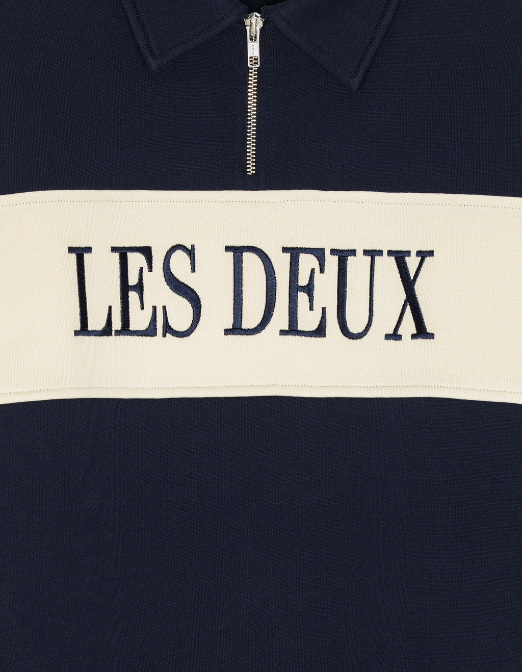 Zipper Rugby Sweatshirt DARK NAVY Bild 3