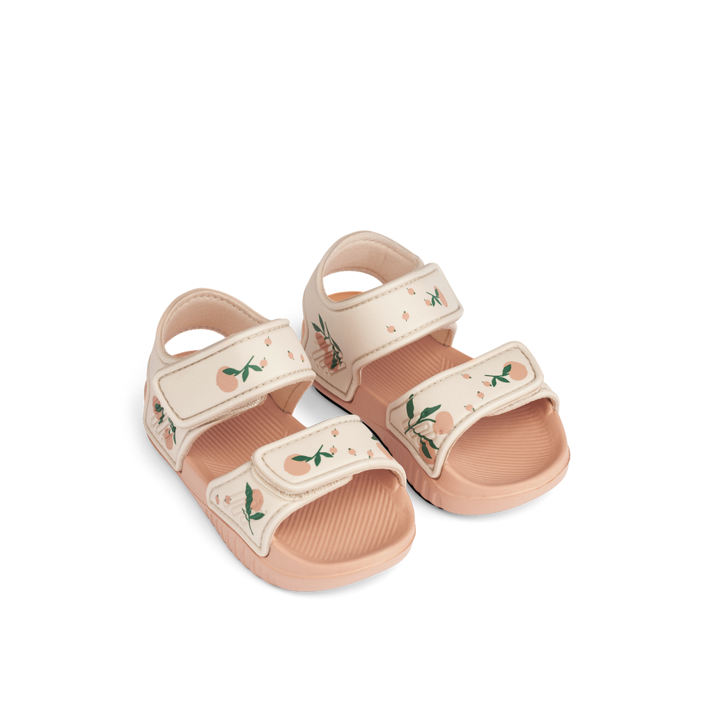 Blumen Sandalen Peach / Sea She Bild 1