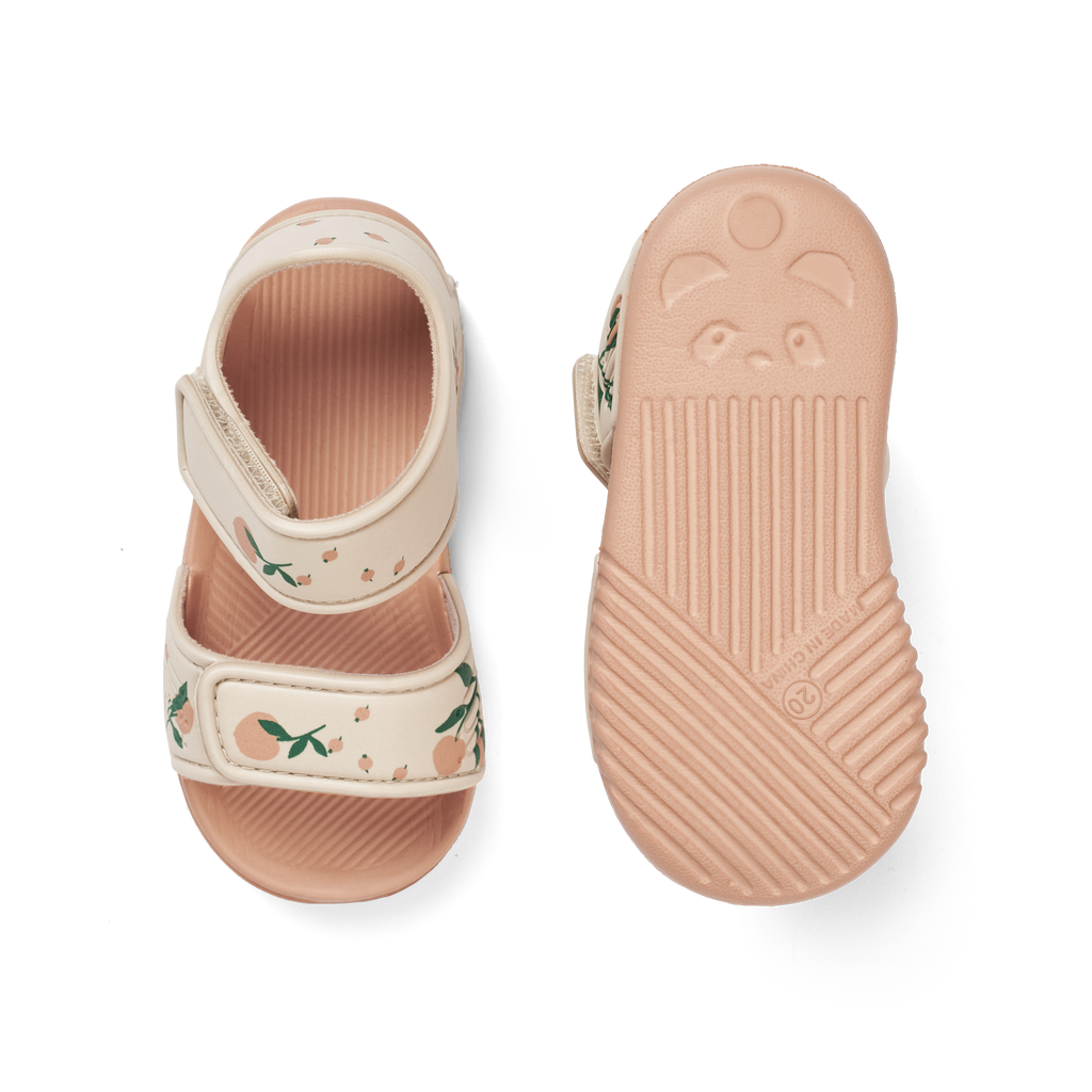 Blumen Sandalen Peach / Sea She Bild 3