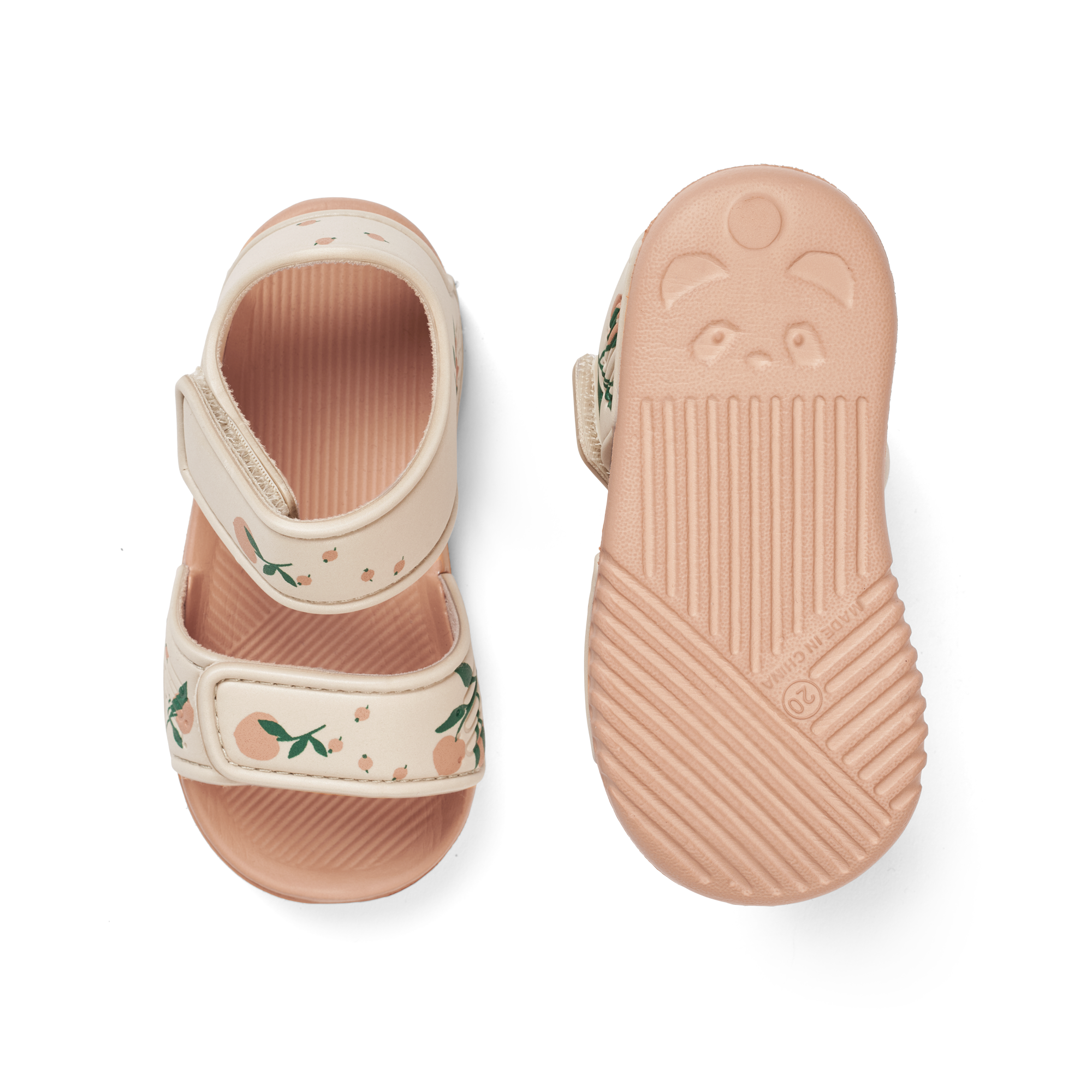 Blumen Sandalen Peach / Sea She Bild 3
