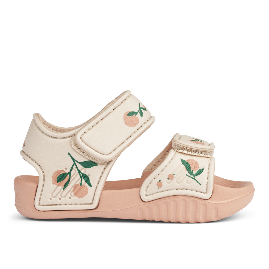 Blumen Sandalen Peach / Sea She Bild 4