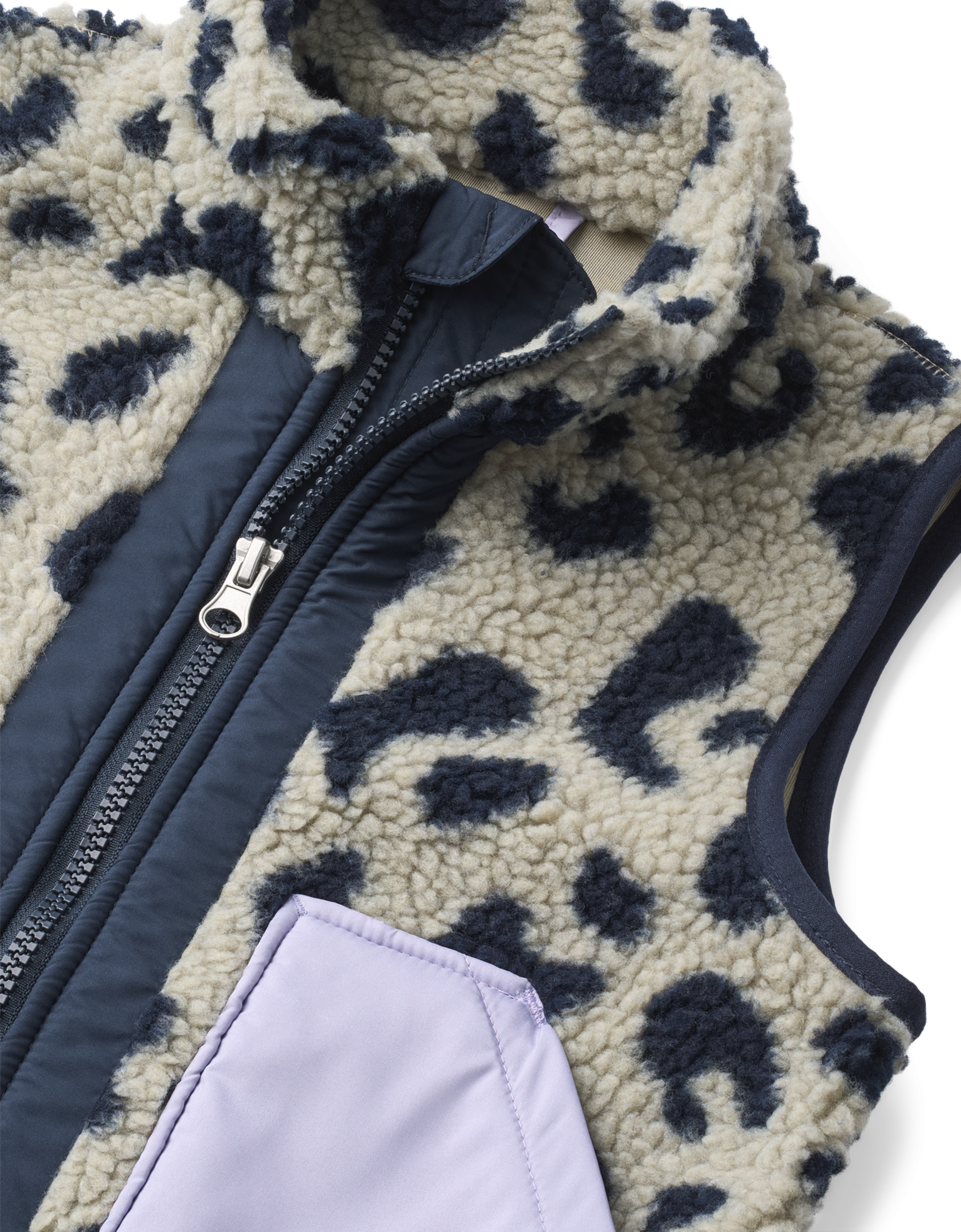 Noam Fleeceweste 2810 Mega Leo/Mist m Bild 3