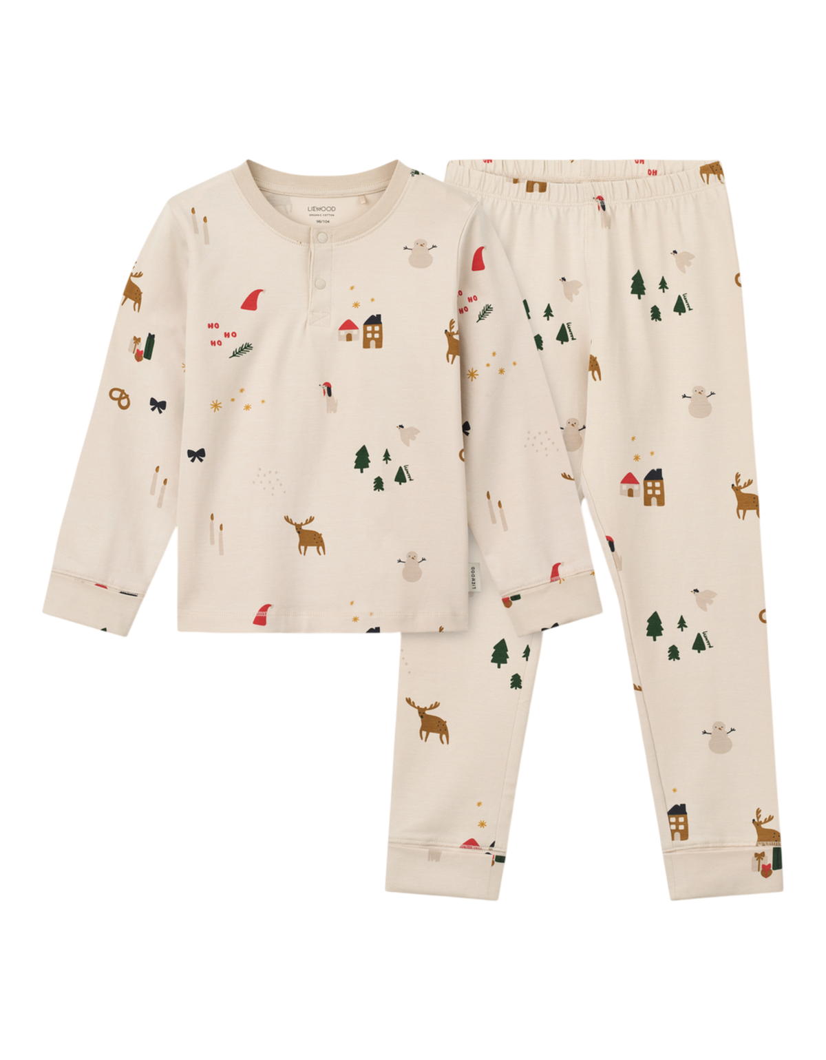 Wilhelm Grow Pyjama-Set 1537 Holiday/ Sandy Bild 1