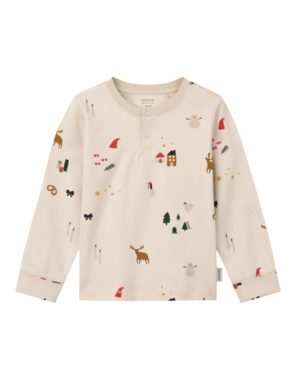 Wilhelm Grow Pyjama-Set 1537 Holiday/ Sandy Bild 2