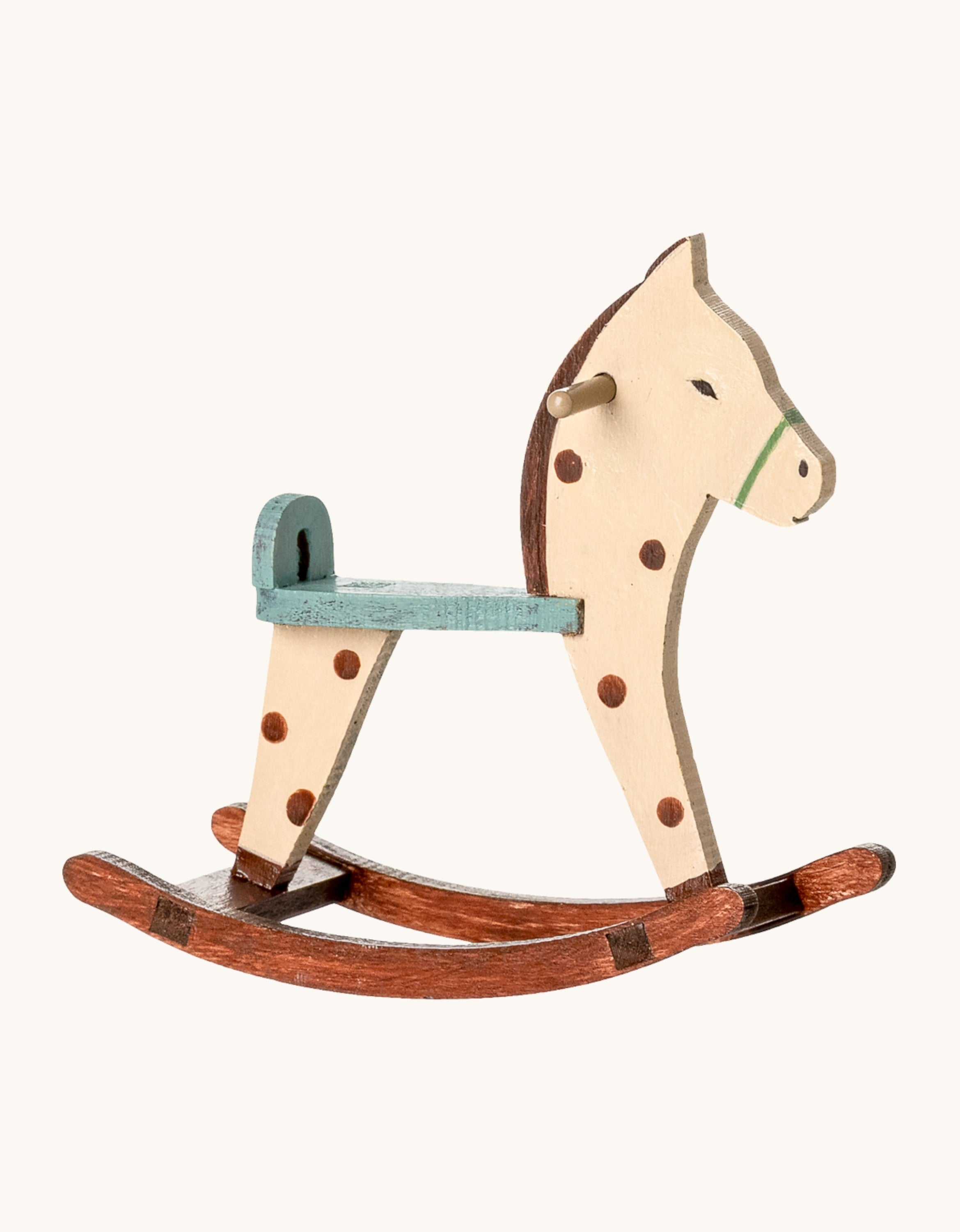 Maus Schaukelpferd Gepunktet Bild 1