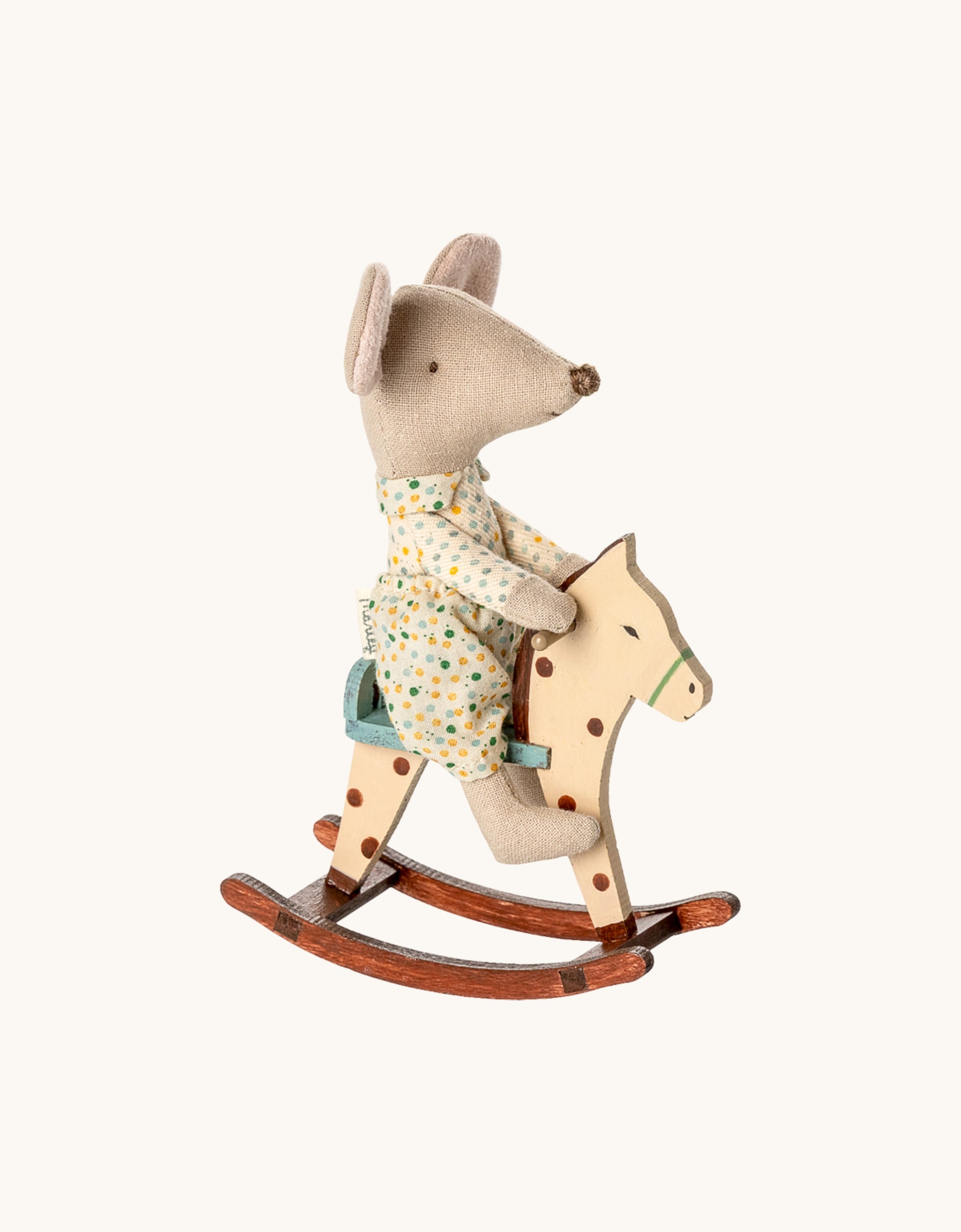 Maus Schaukelpferd Gepunktet Bild 2