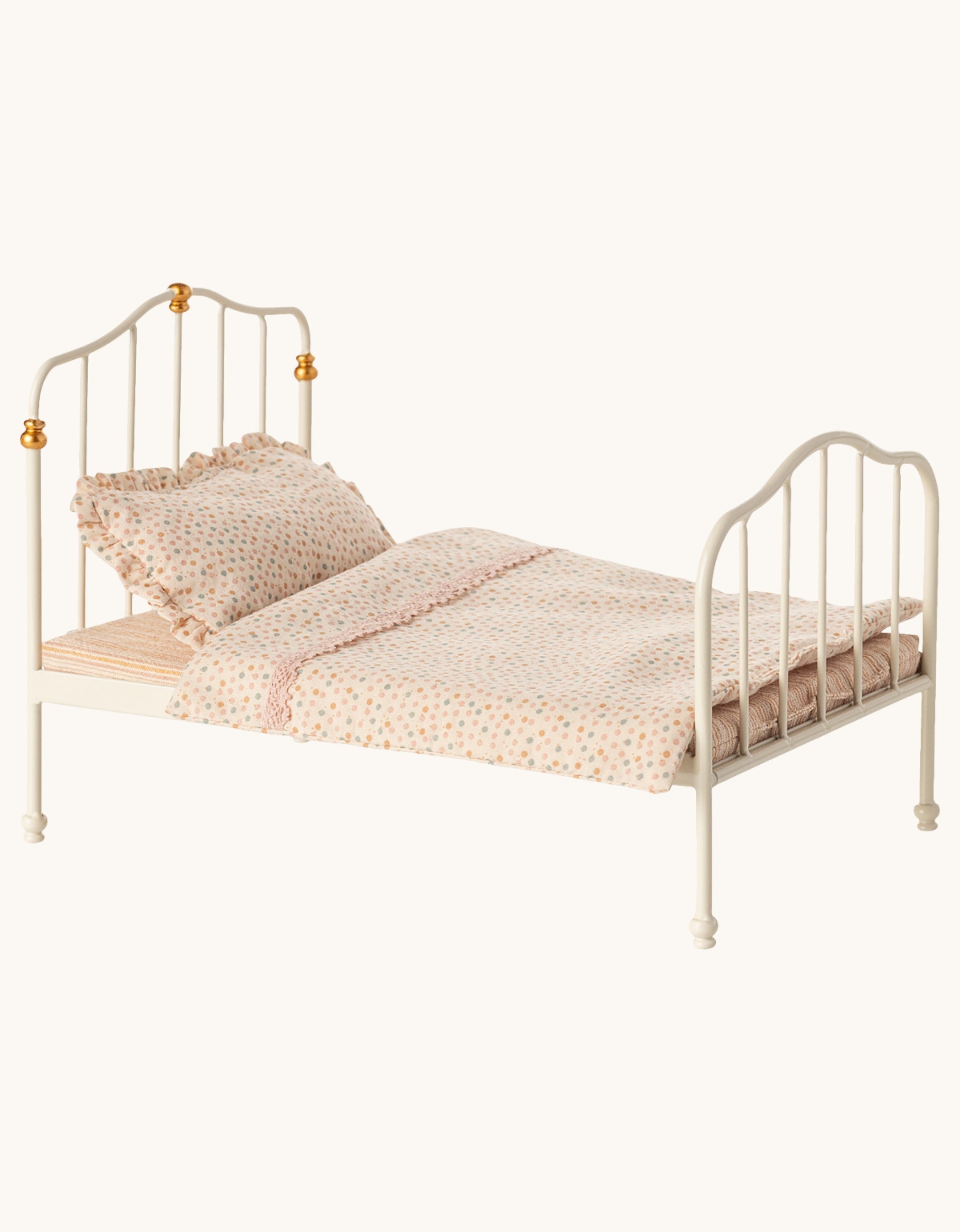 Vintage Bett Maus Cremefarben Bild 1