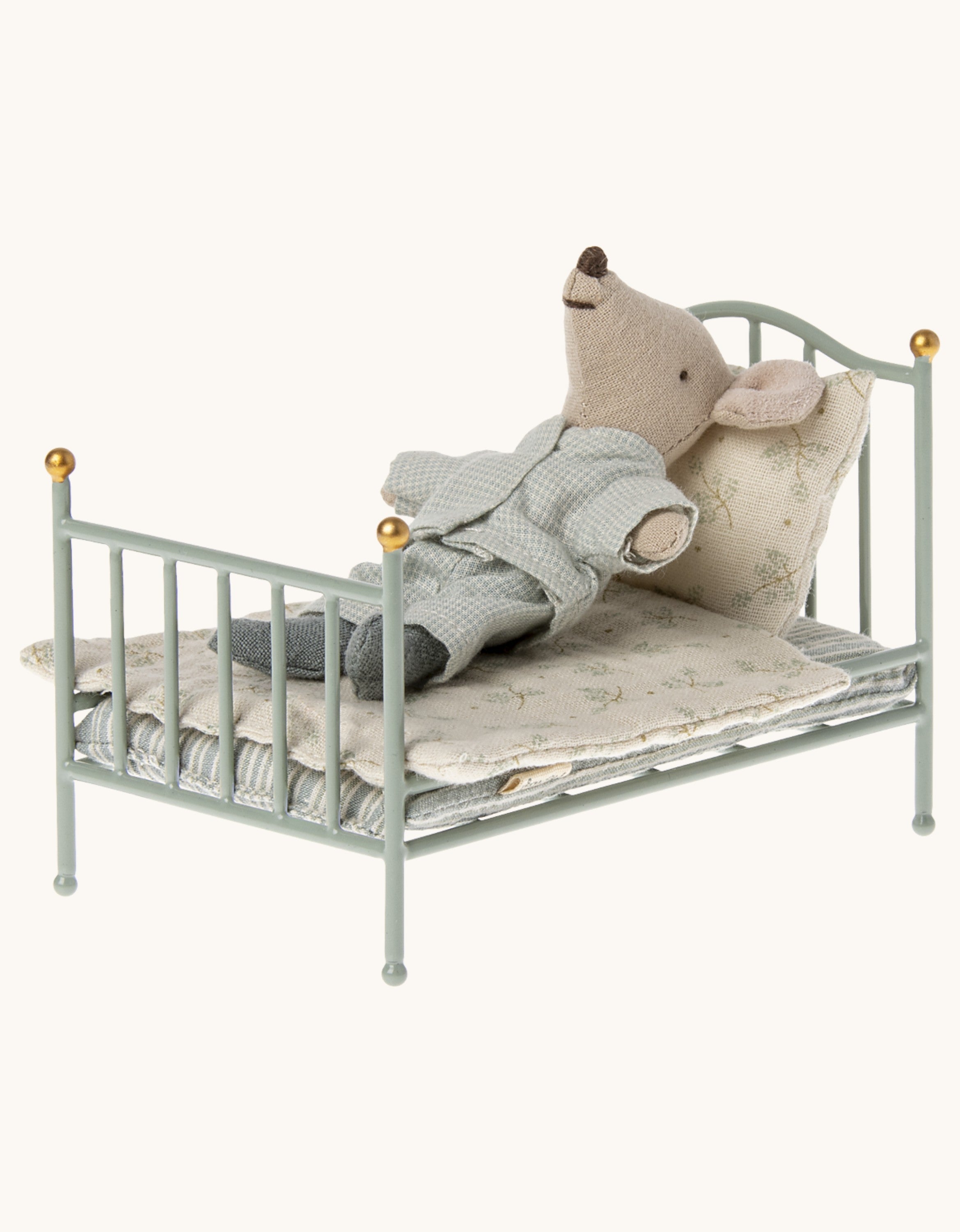 Vintage Einzelbett Mint Bild 2