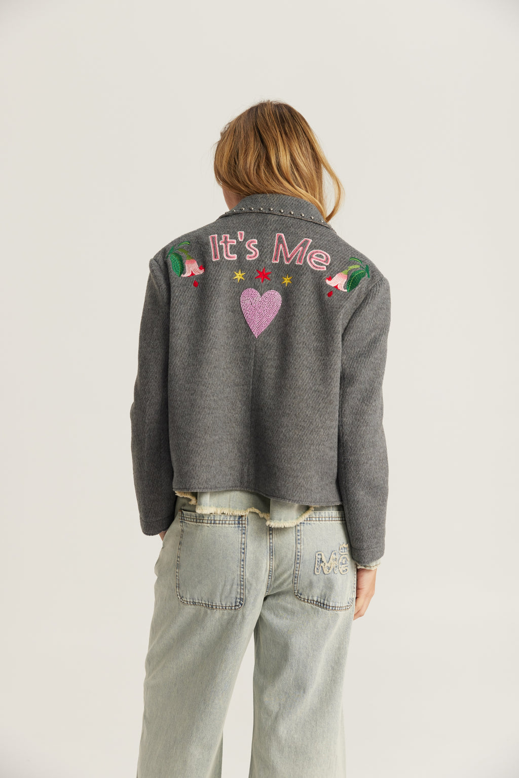 Heven Short Jacket 584 grey Bild 2