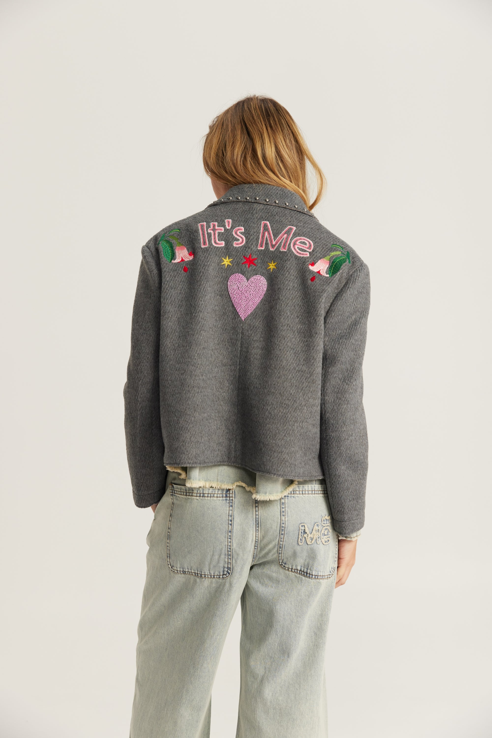 Heven Short Jacket 584 grey Bild 2