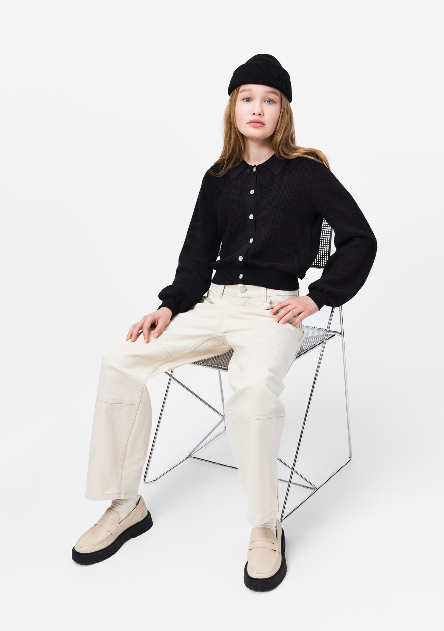 Guida Strickjacke black Bild 5