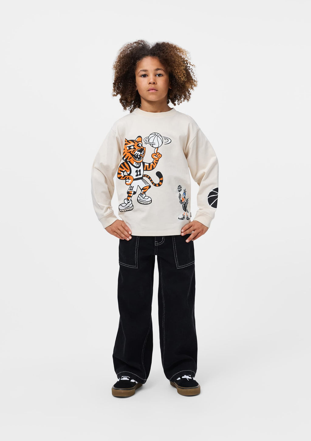 Rube Langarmshirt Basket Mascots Bild 4