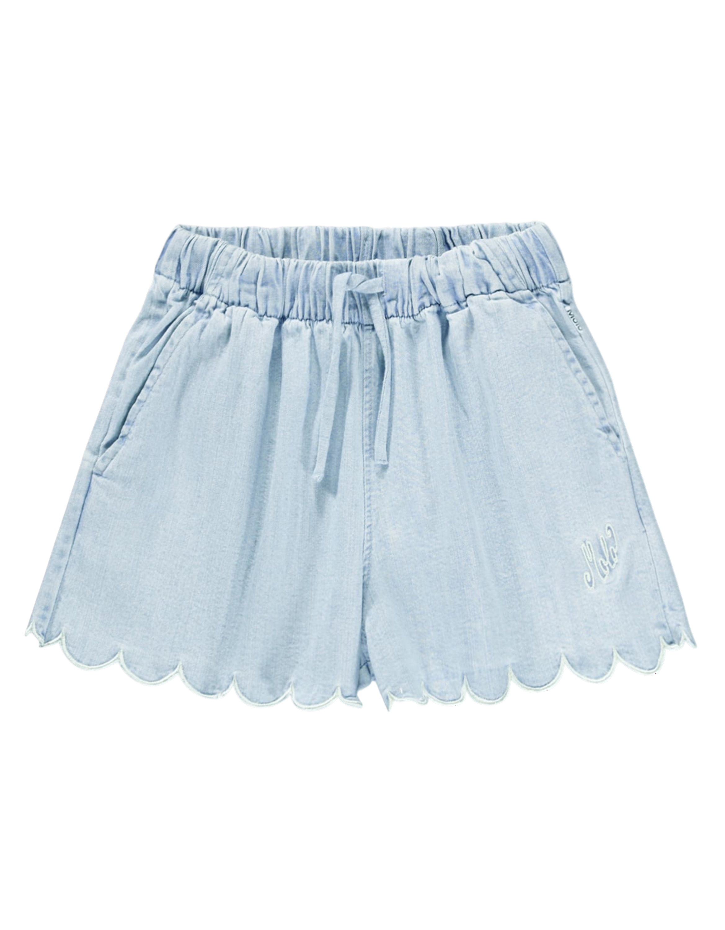 Addie Shorts Washed Chambrey Bild 1
