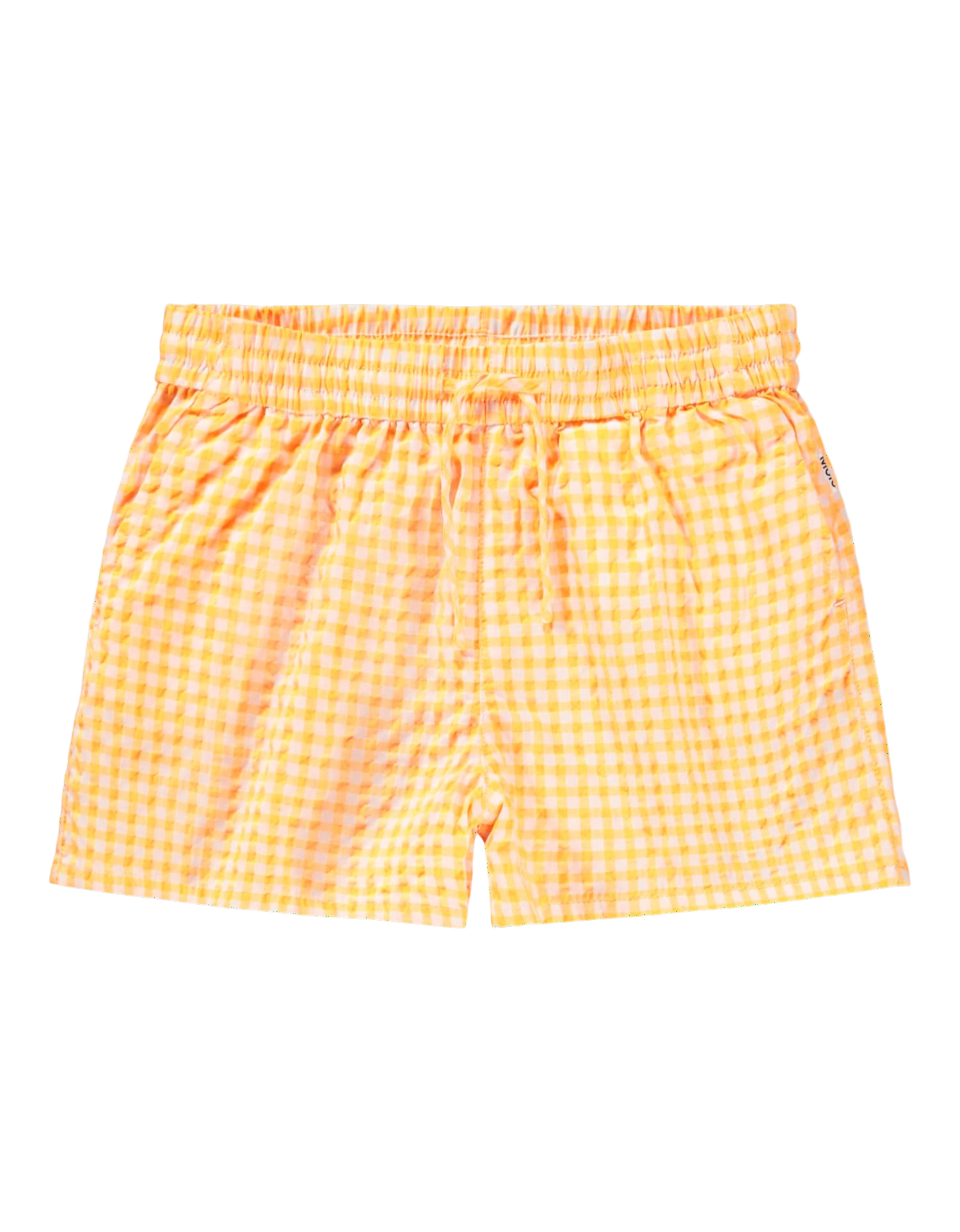 Addie Shorts Orange Check Bild 1
