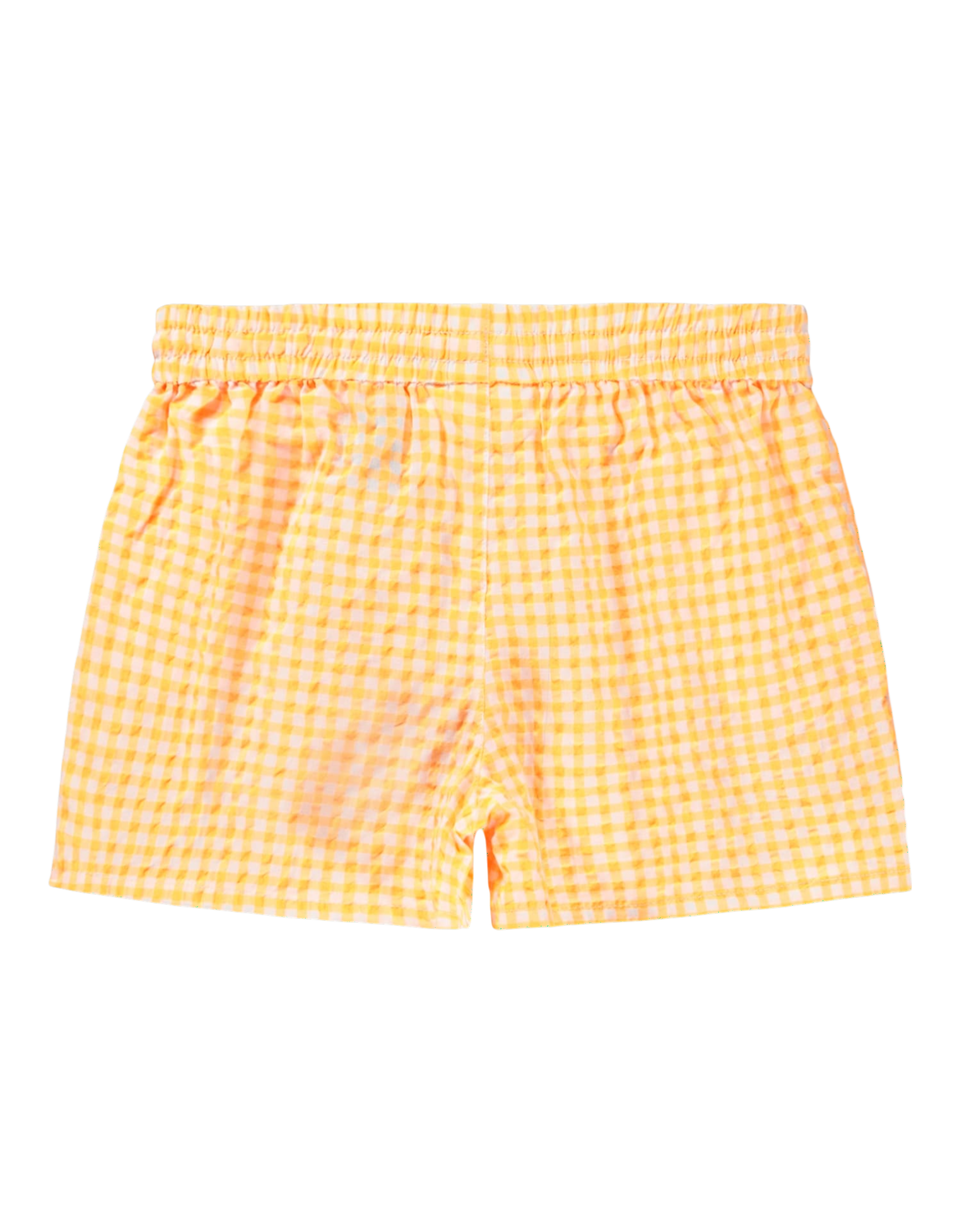 Addie Shorts Orange Check Bild 2