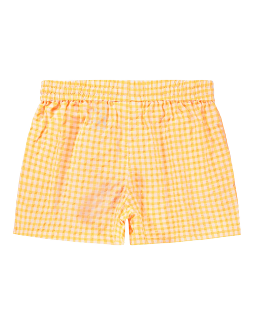 Addie Shorts Orange Check Bild 2