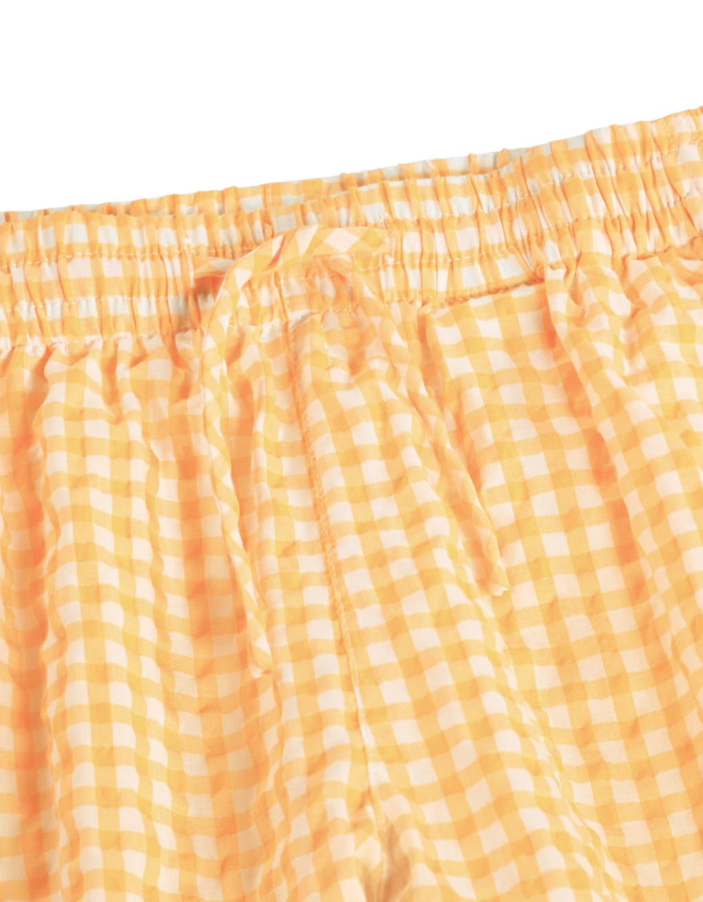 Addie Shorts Orange Check Bild 3