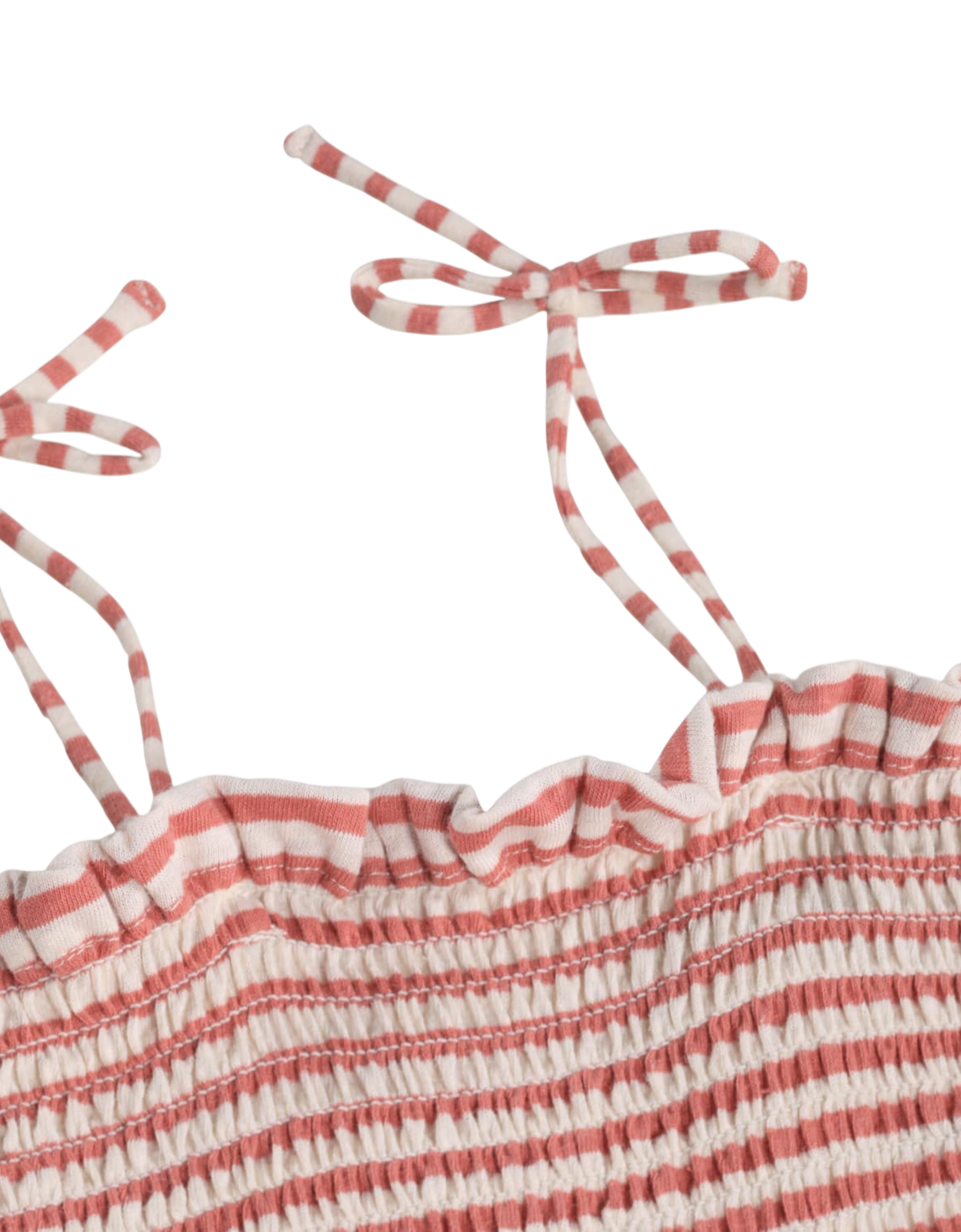 Cheryl Kleid Rose Ivory Stri Bild 3