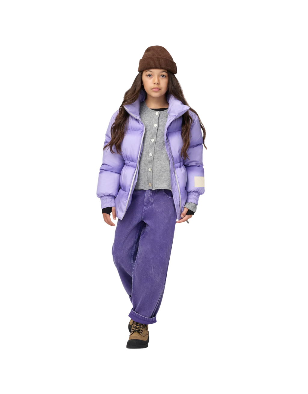 Giovanna Strickjacke 1046 grey melange Bild 4