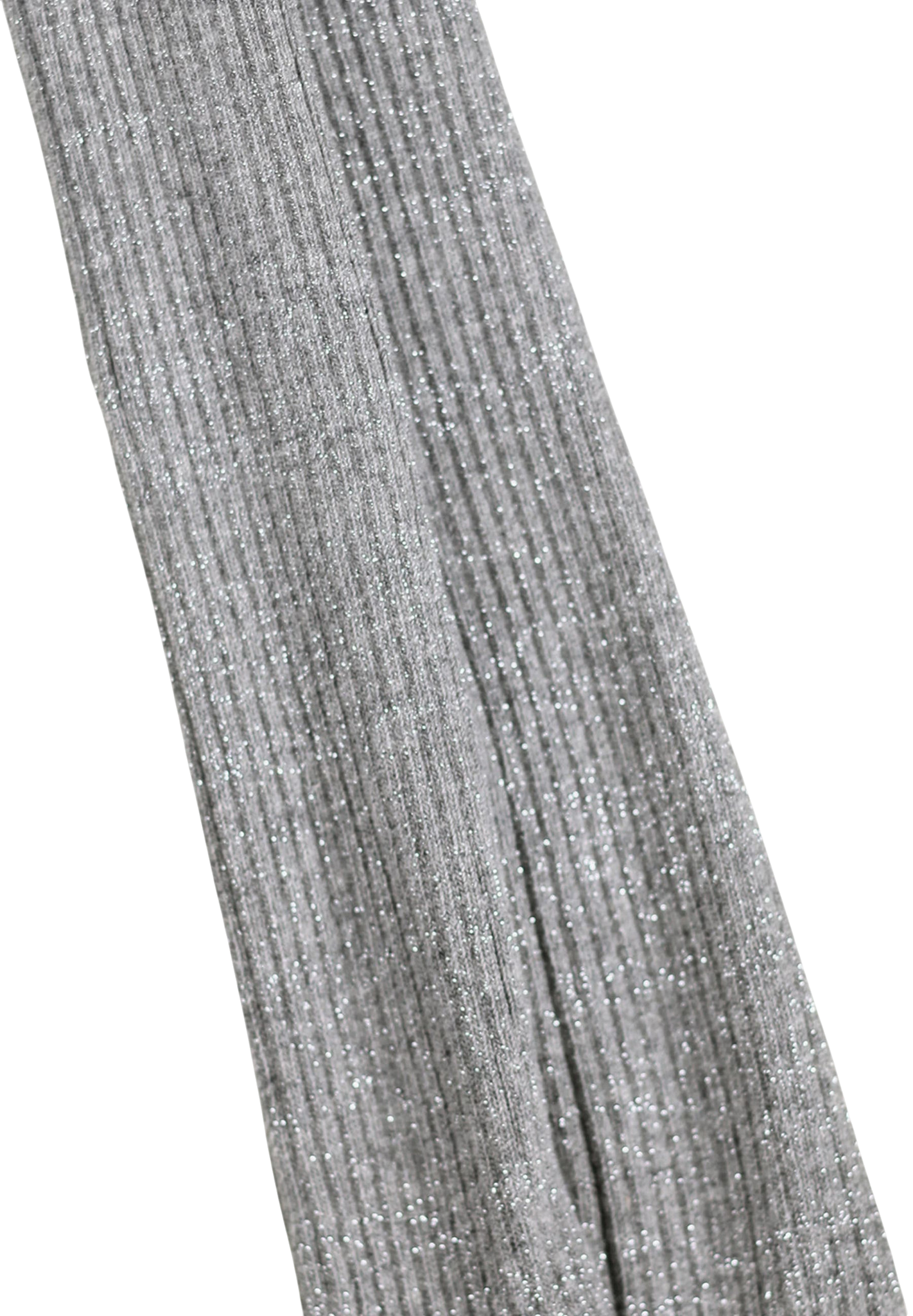 Glitter Ripp-Strumpfhose 1046 grey melange Bild 3
