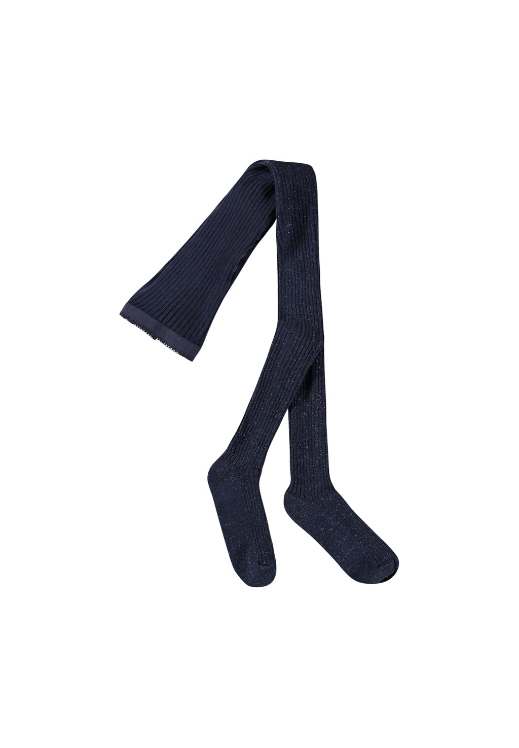 Glitter Ripp-Strumpfhose 2292 Navy blazer Bild 1