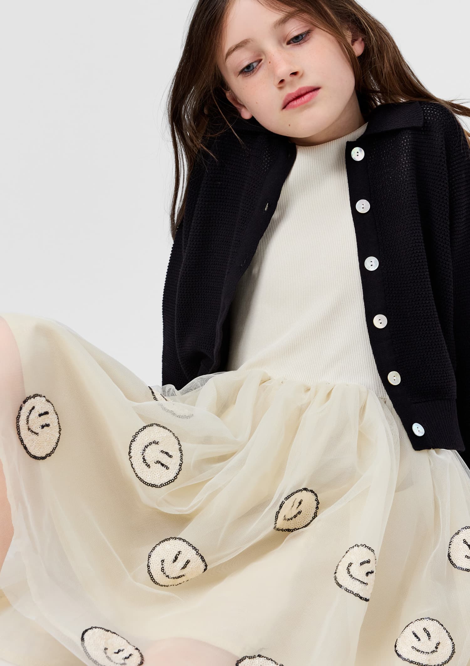 Guida Strickjacke black Bild 4