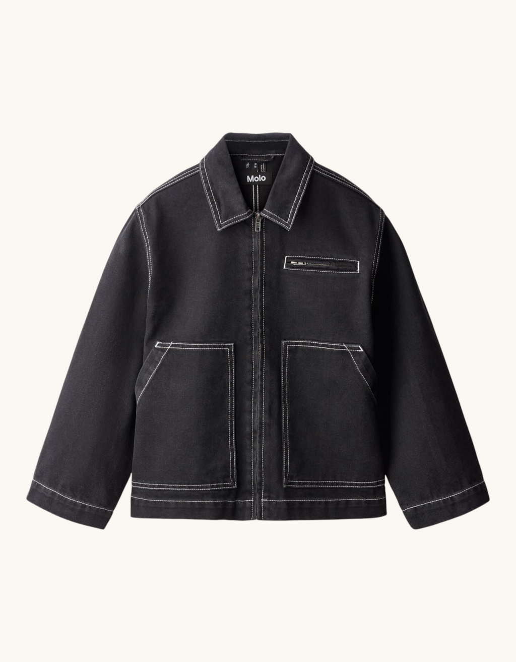 Hetson Jacke Washed Black Bild 1
