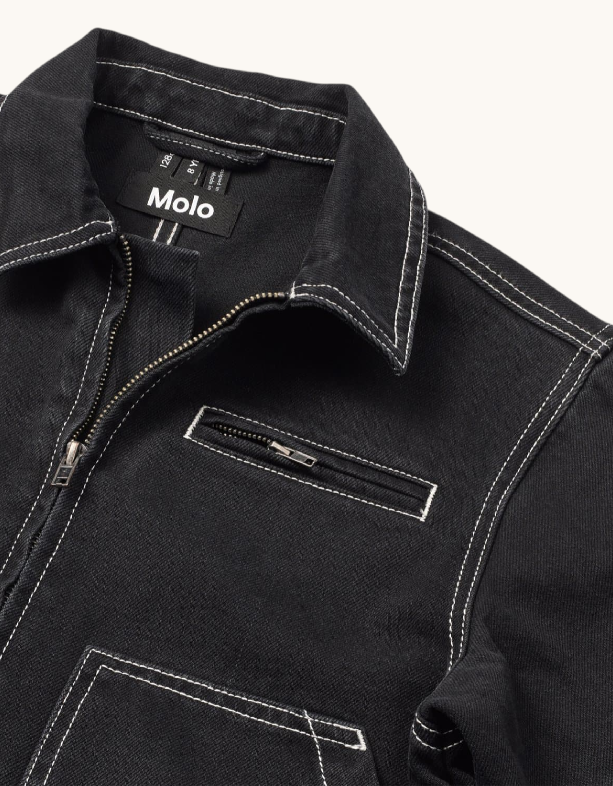 Hetson Jacke Washed Black Bild 3