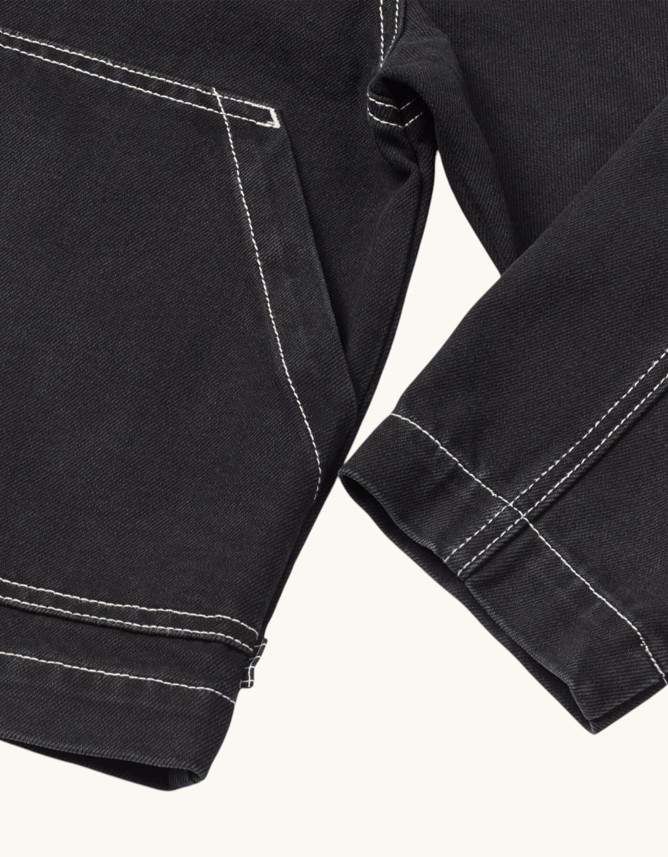 Hetson Jacke Washed Black Bild 4