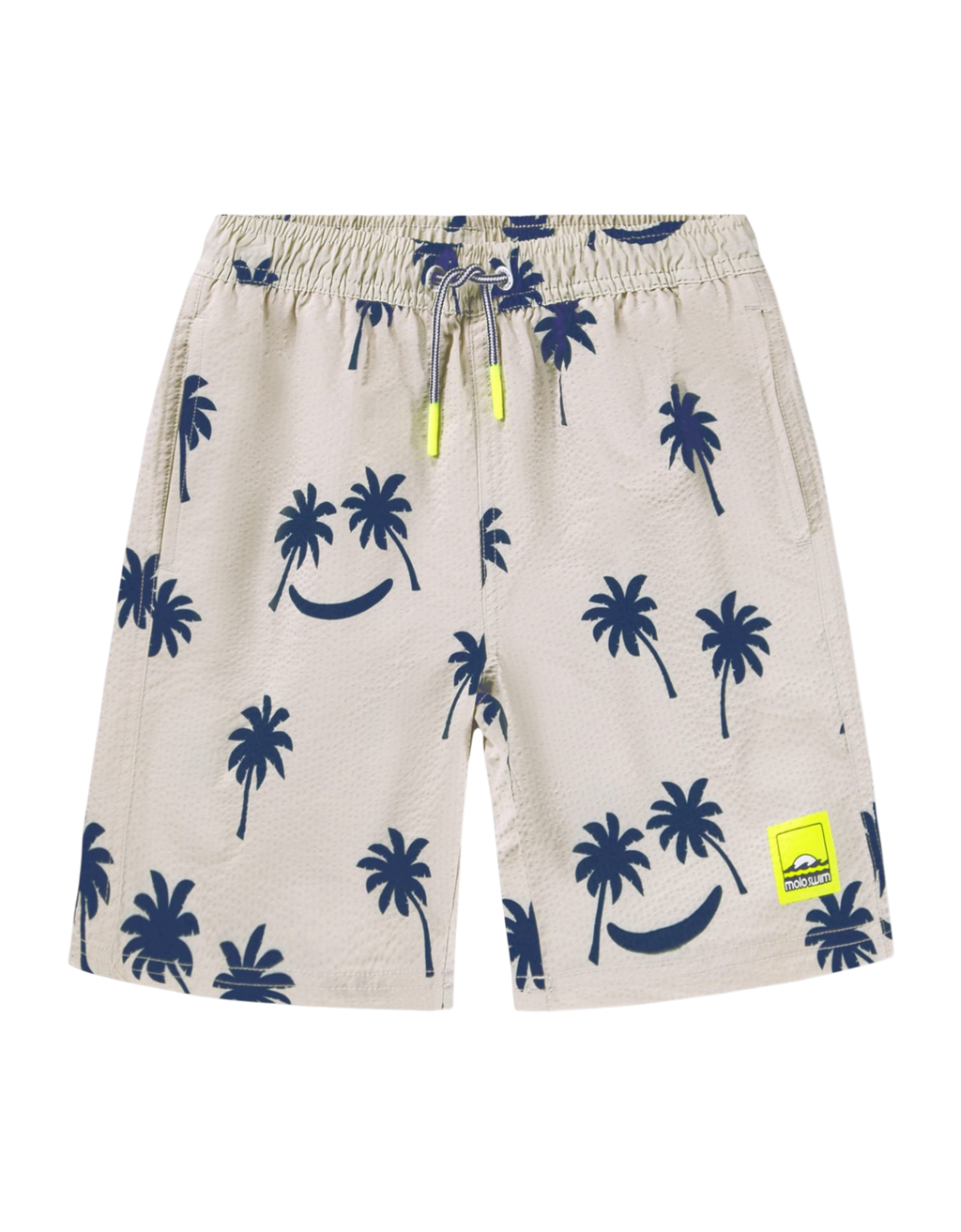 Niko Badeshort Palm Blue Bild 1
