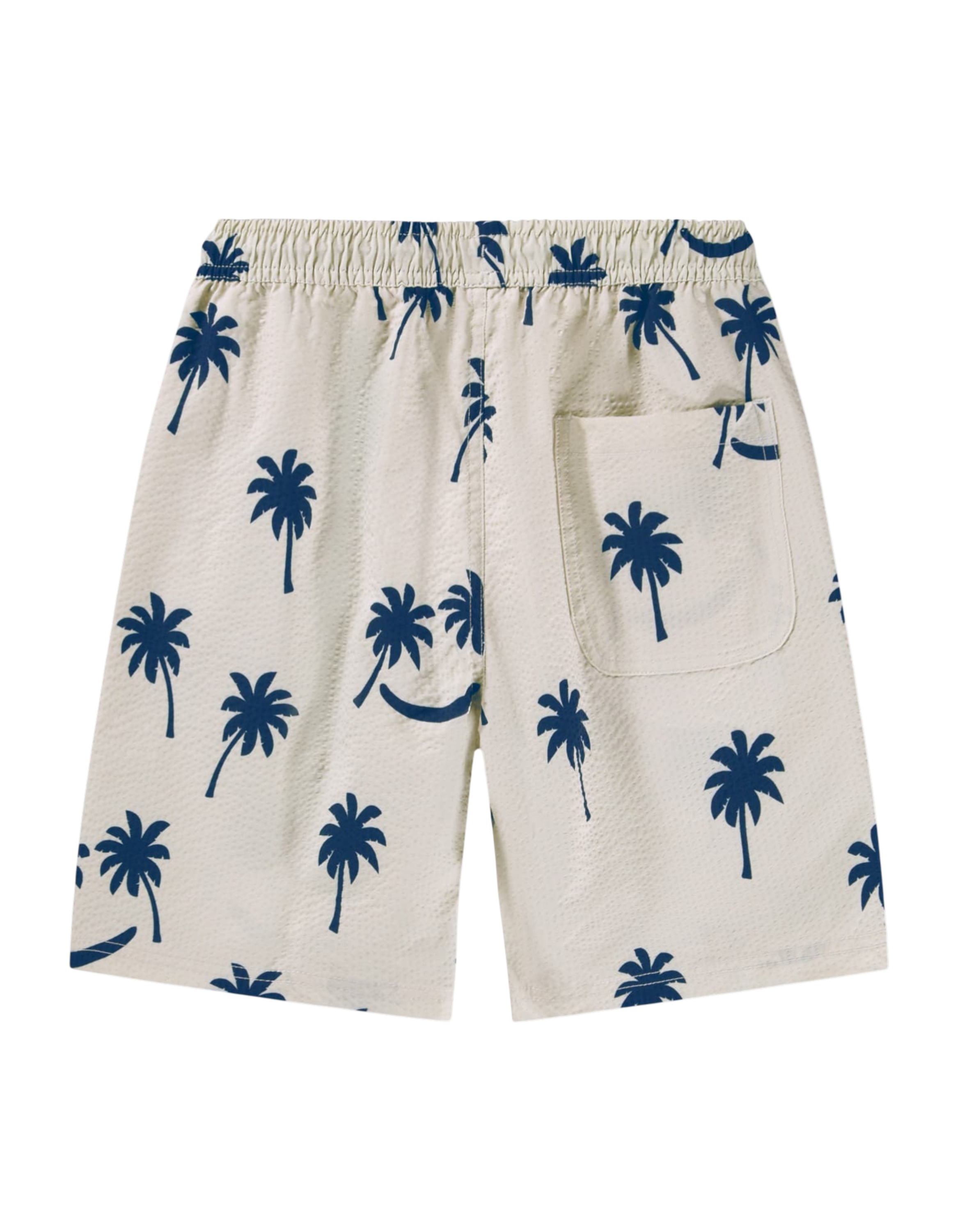 Niko Badeshort Palm Blue Bild 2