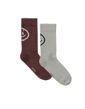 Norman 2-er Set Socken 5868 Berry Grey Bild 1