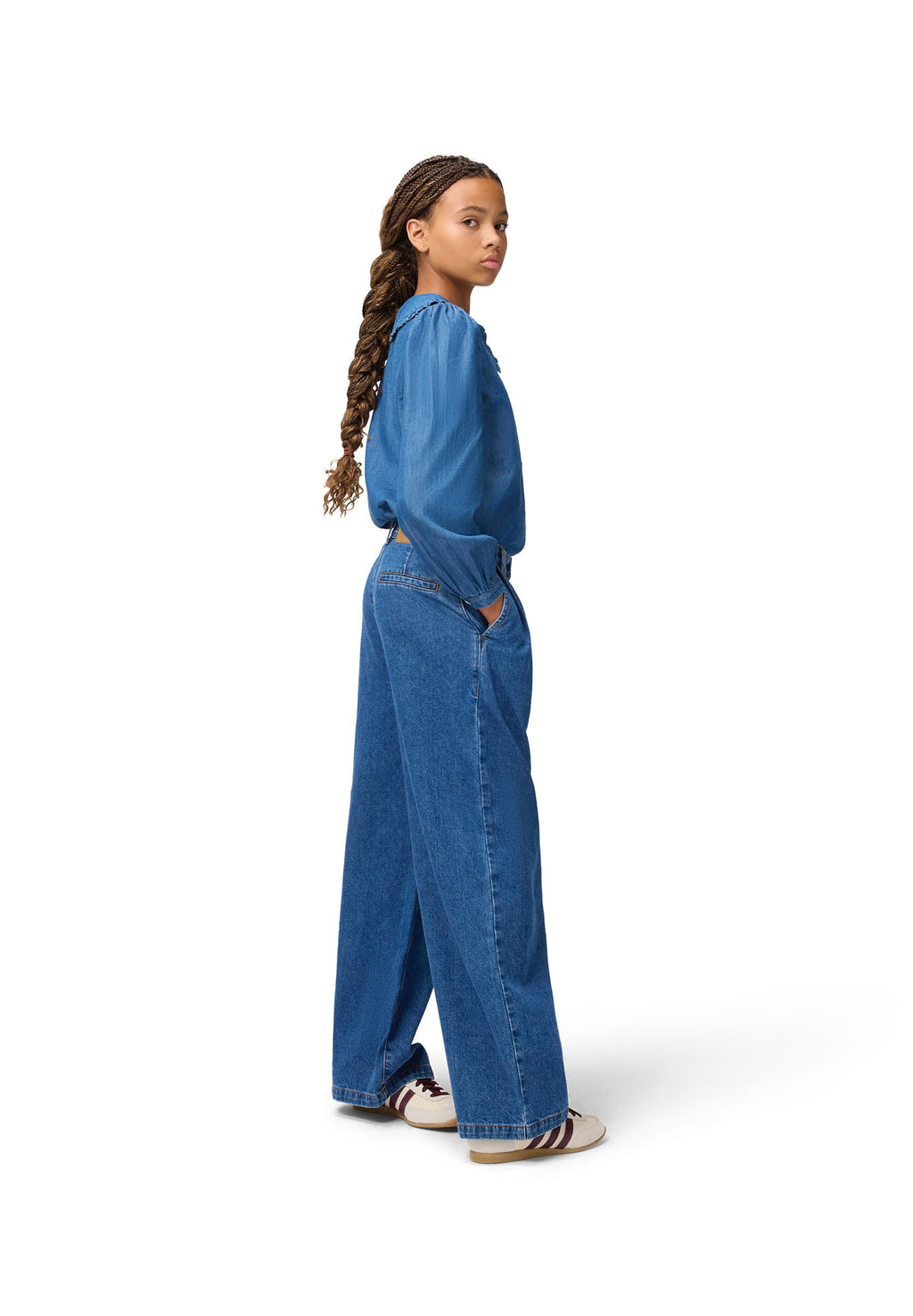 Robbin Hemdbluse 8074 Mid Blue Wash Bild 7