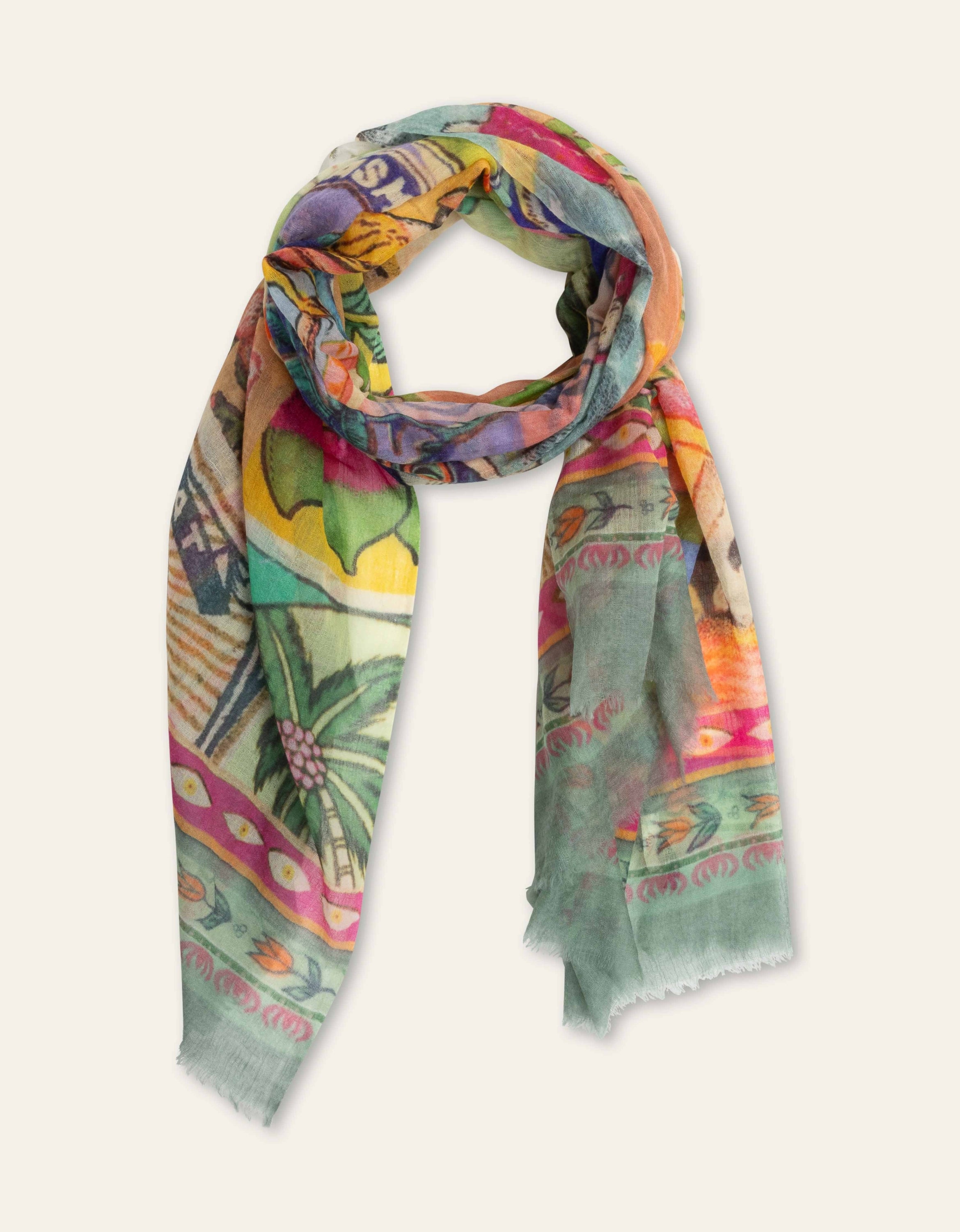 Aflamingsymbol Schal Oil 017 Bild 2