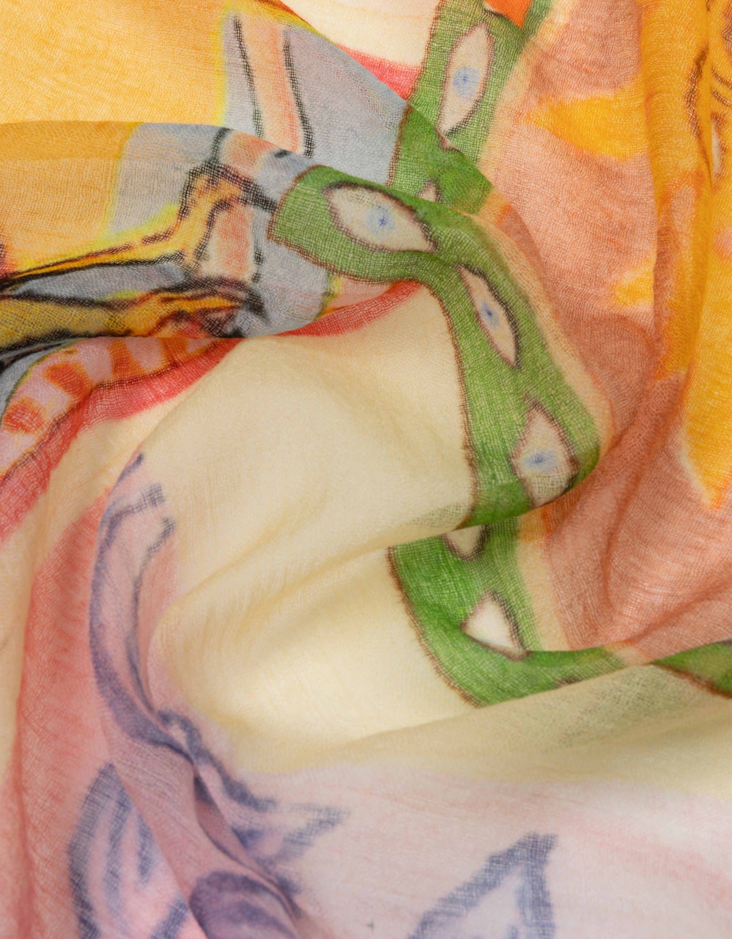 Aflamingsymbol Schal Oil 017 Bild 3